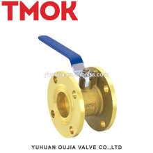 Top long handle brass Flange ball valve